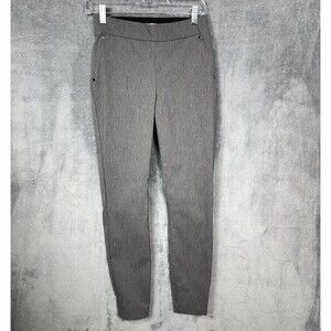 Maurices Pants Womens XS Gray Stretchy Pull On Ponte Elastic Waist Skinny Leg
